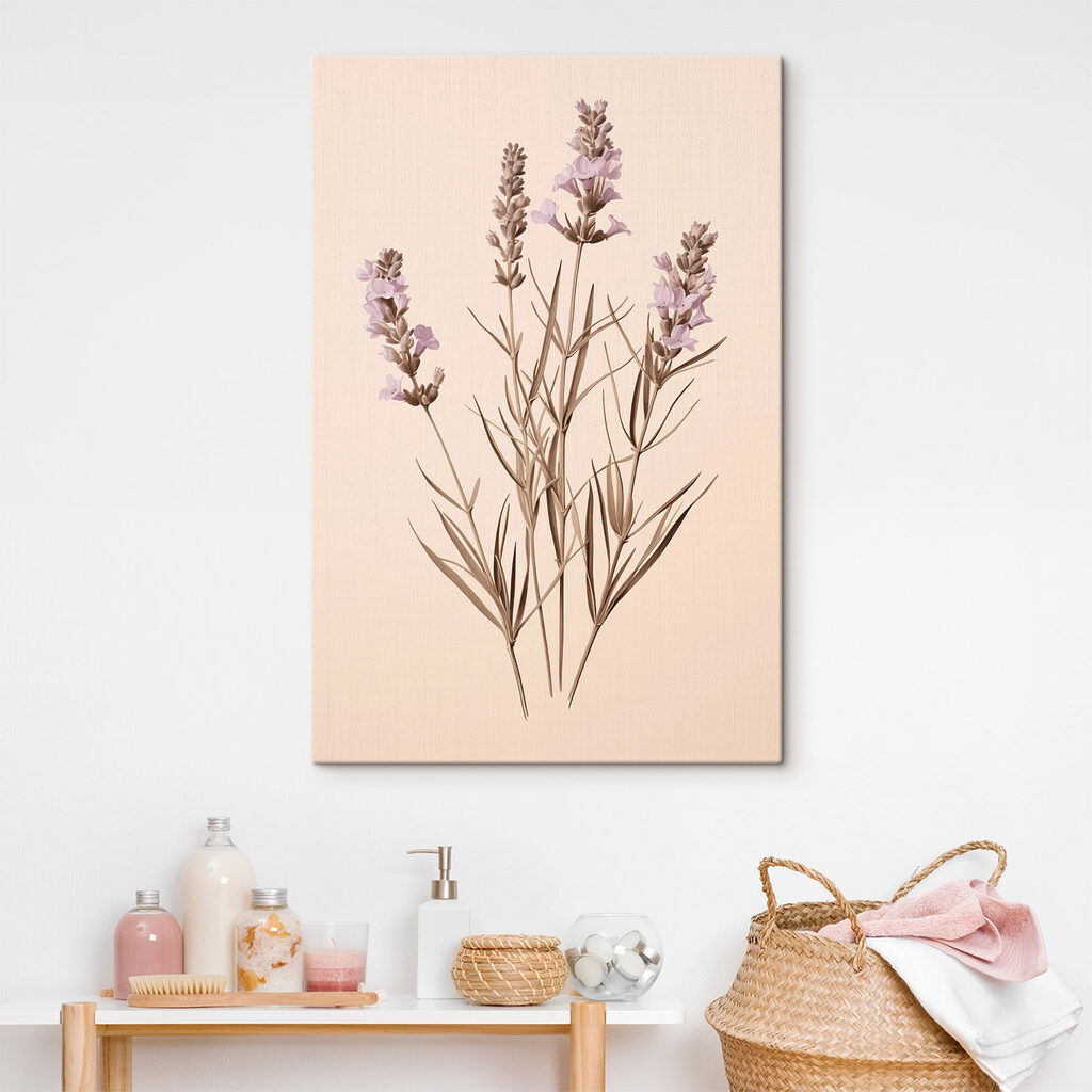 Lavanda sobre pêssego suave — interior 2