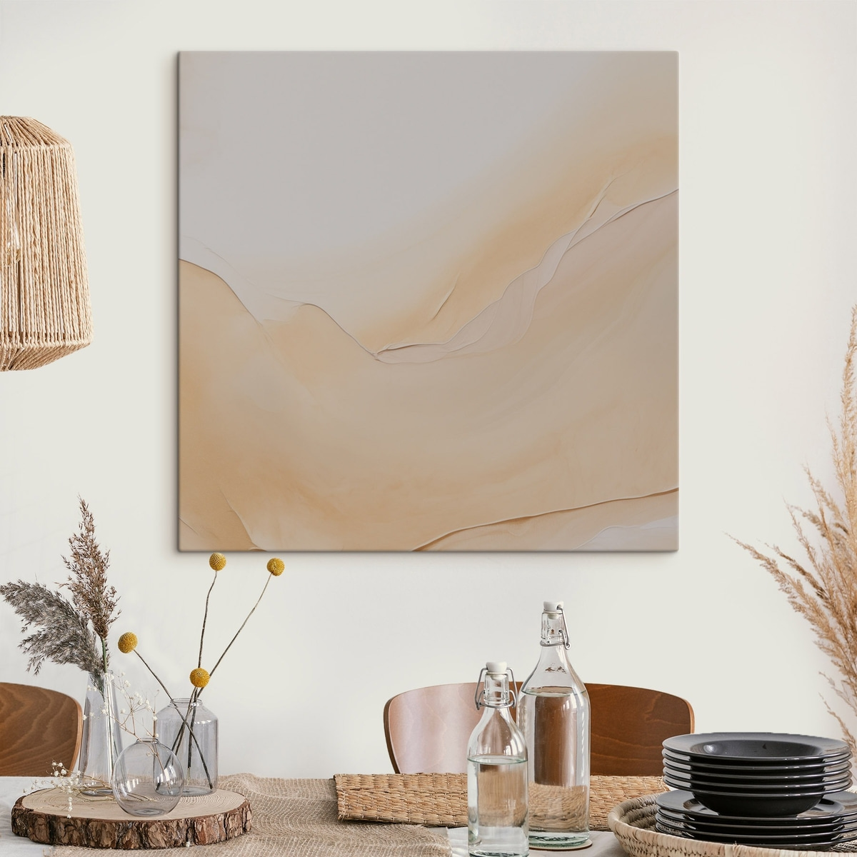 Arte fluida em pastel — interior 2