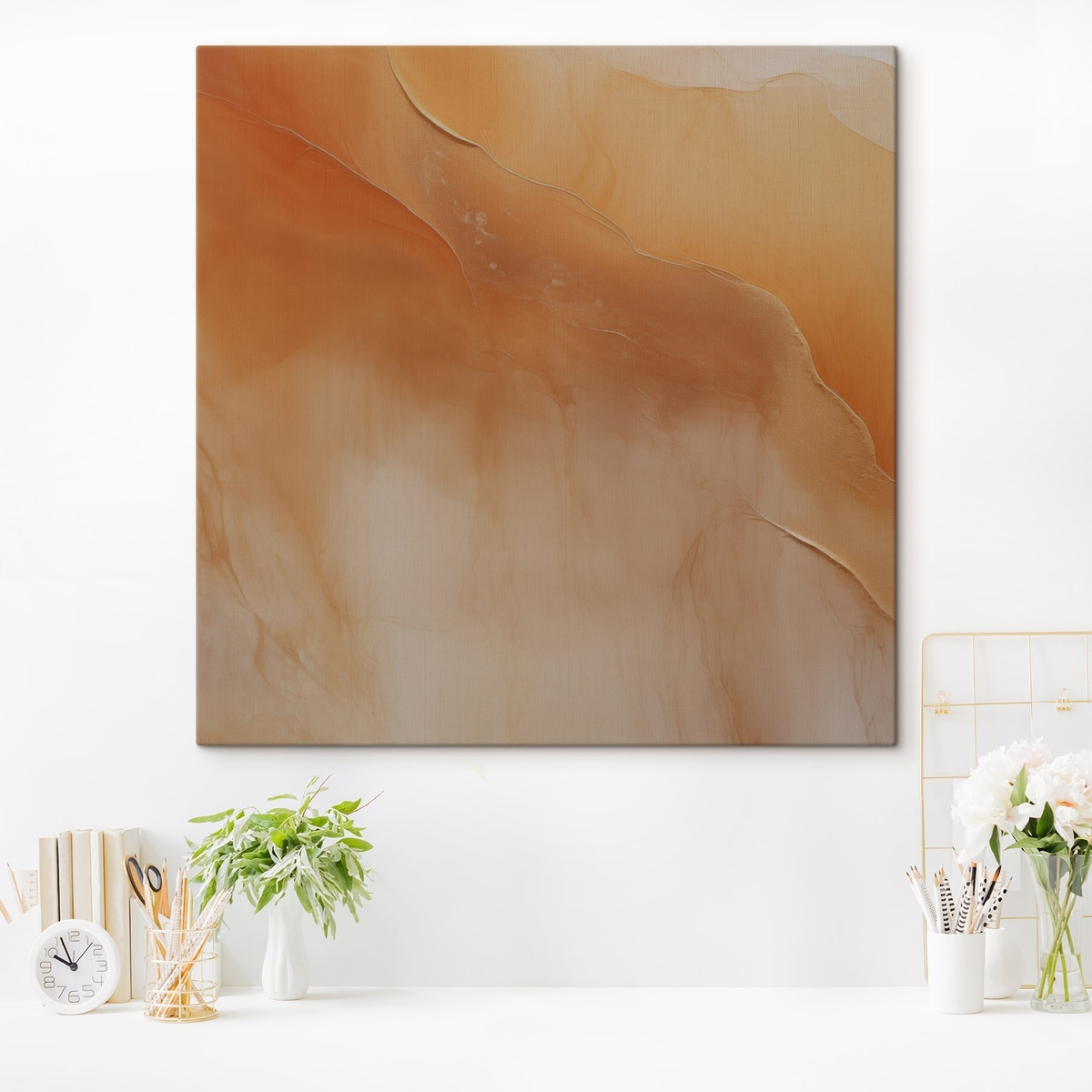 Movimento abstrato em aguarela — interior 1