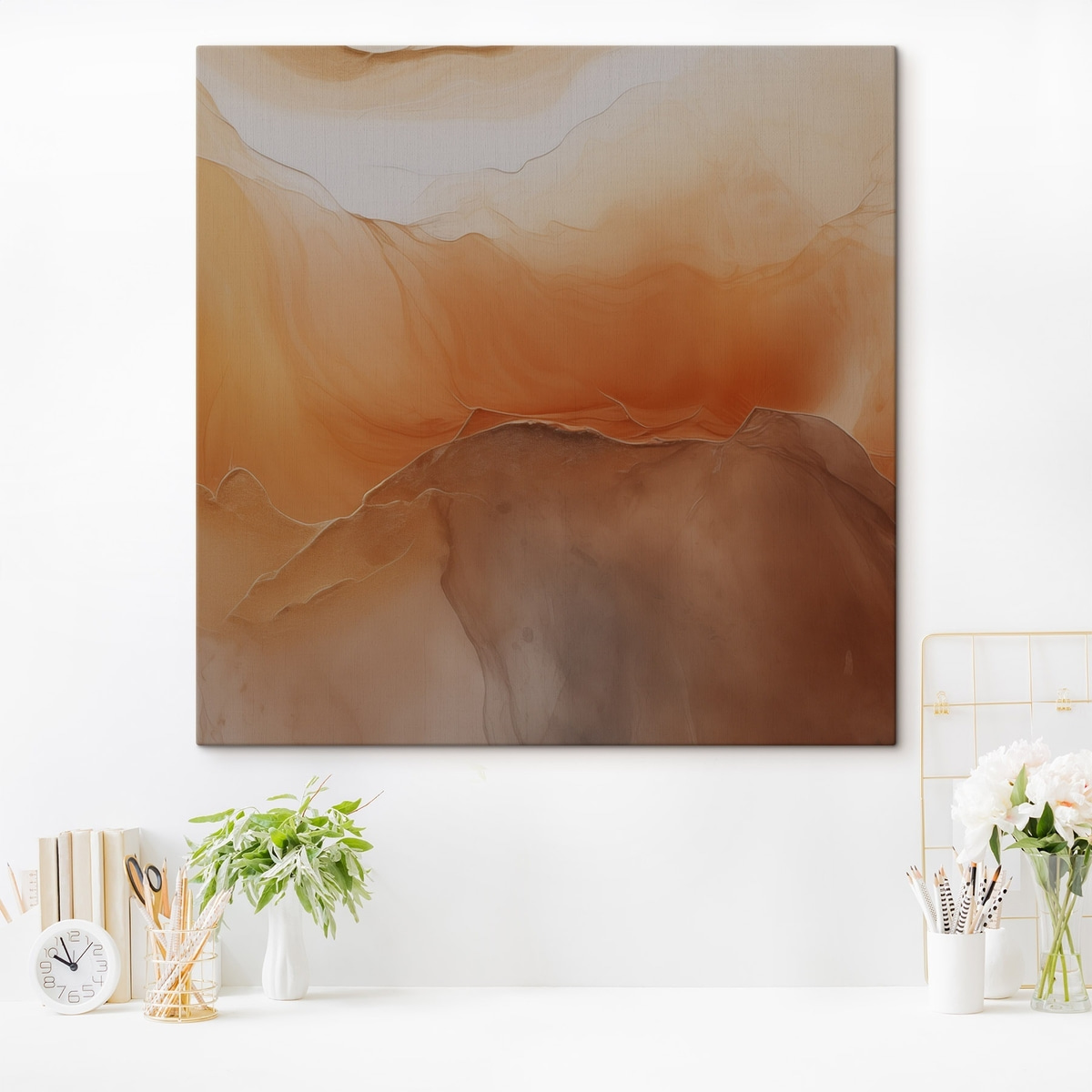 Abstrato neutro em areia — interior 1