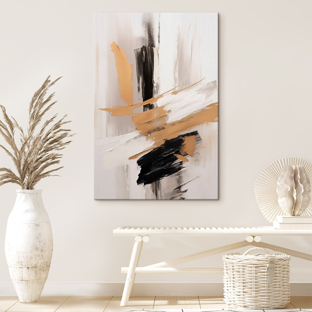 Abstração moderna com pinceladas — interior 2