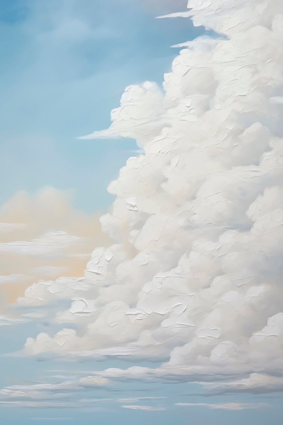 Céu e nuvens — design completo
