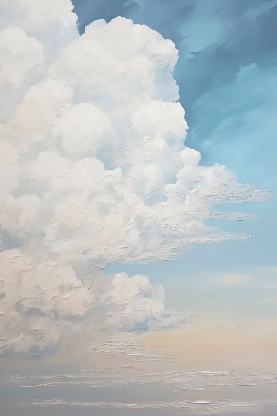 Nuvens e céu — design completo