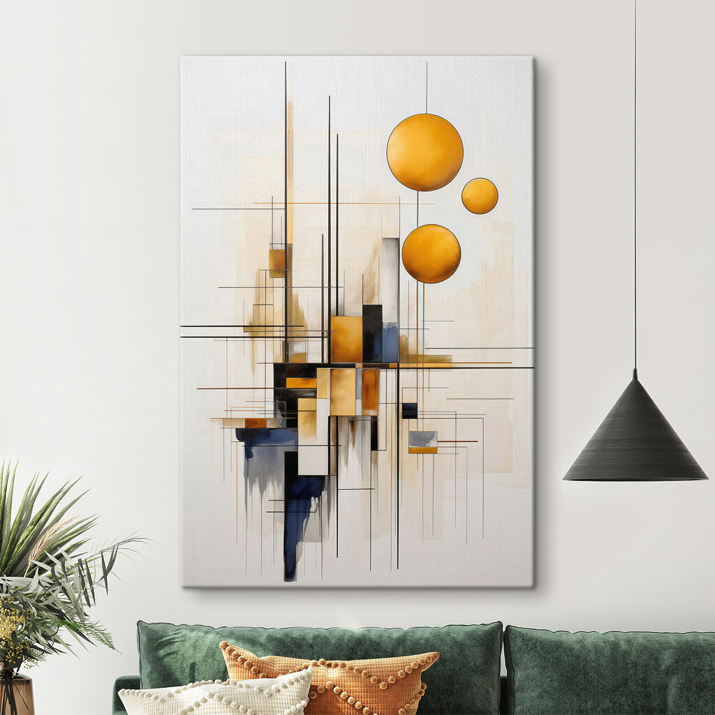 Linhas finas e círculos — interior 2
