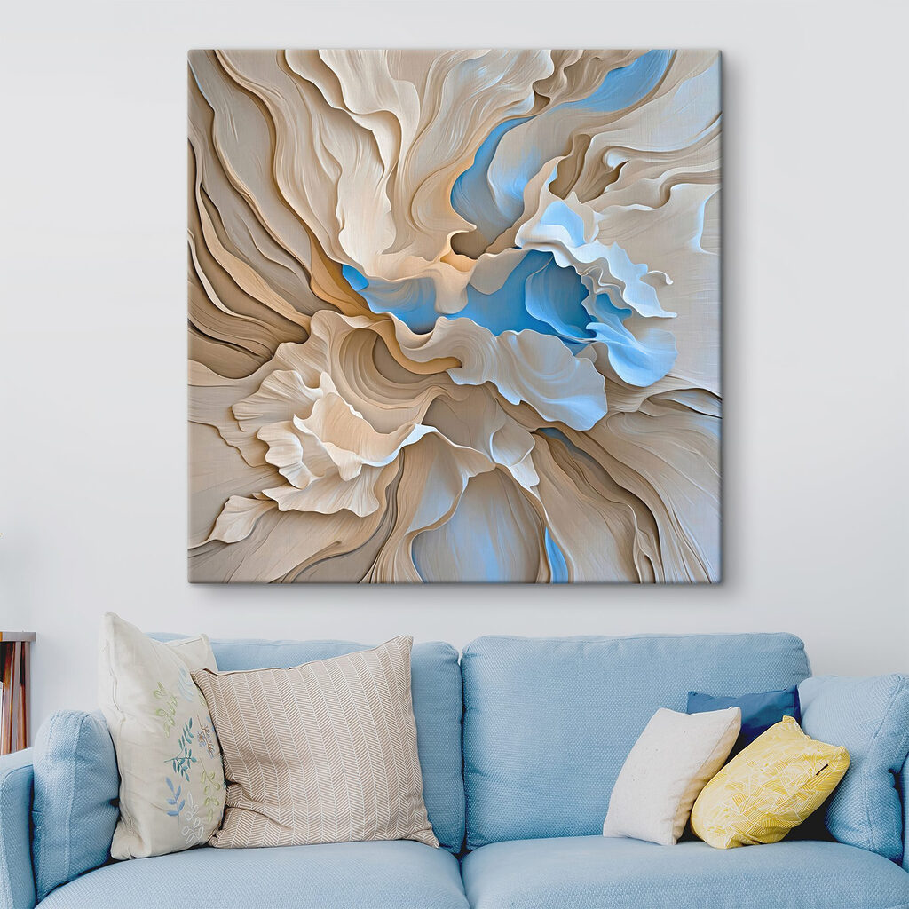 Dobra azul-gelo na areia — interior 2