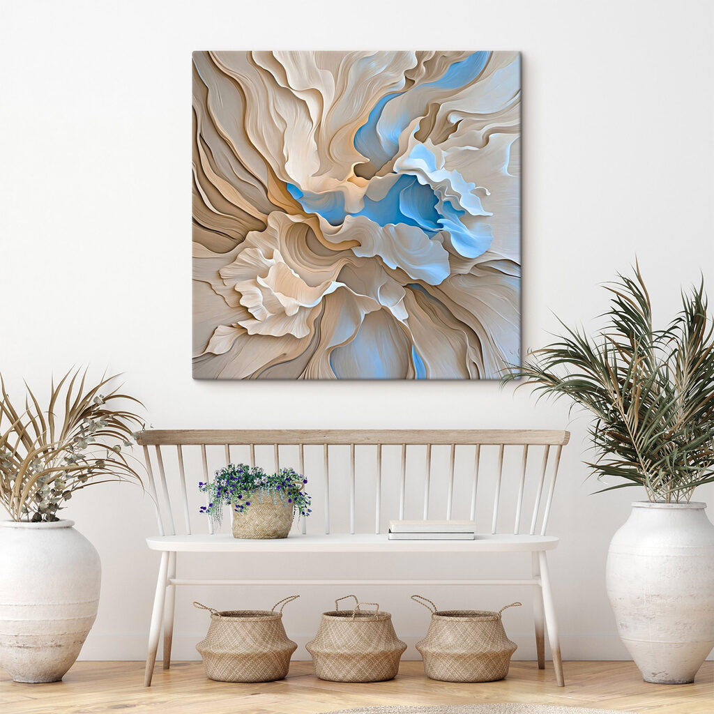 Dobra azul-gelo na areia — interior 3