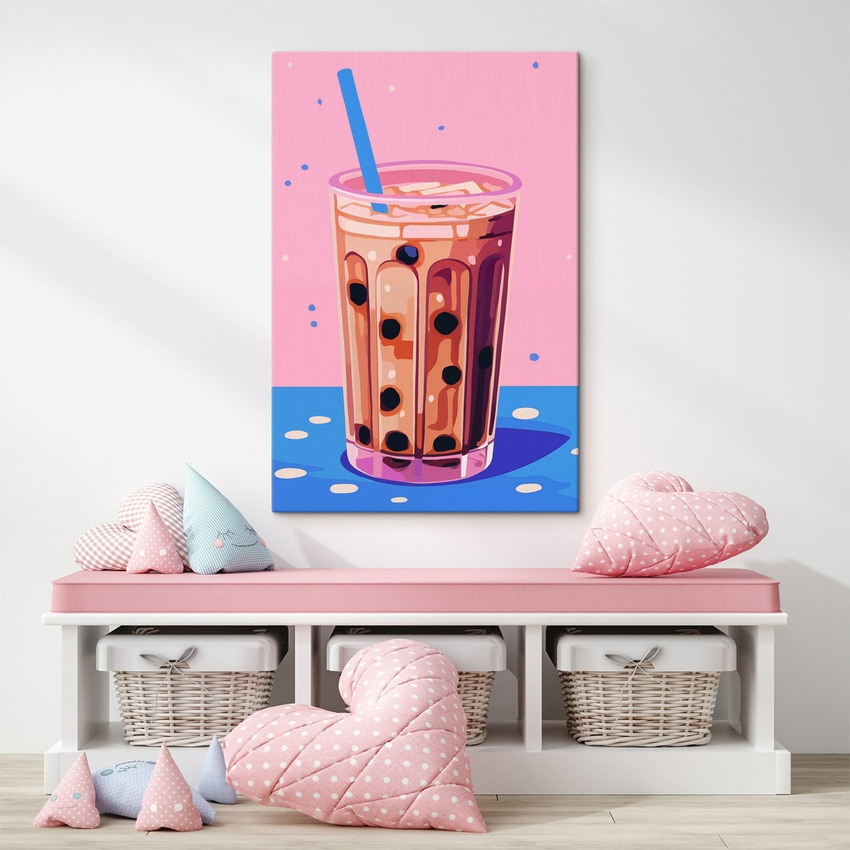 Copos de bubble tea — interior 2