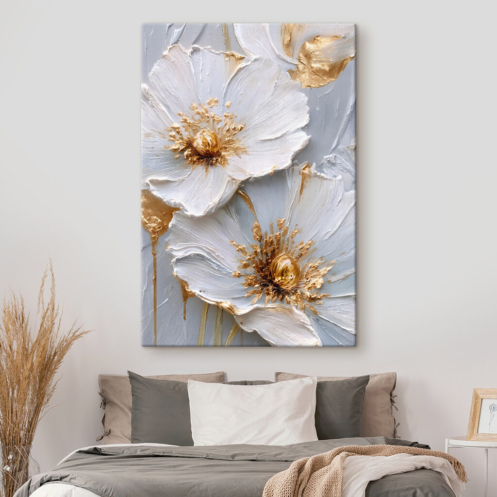 Flores de centro dourado — interior 1