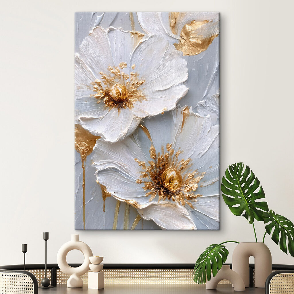 Flores de centro dourado — interior 3