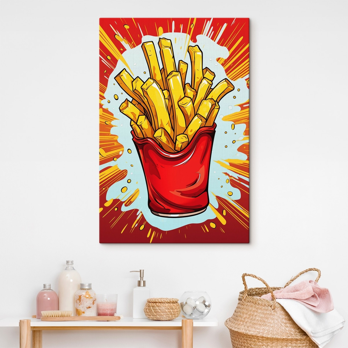 Batatas fritas — interior 2