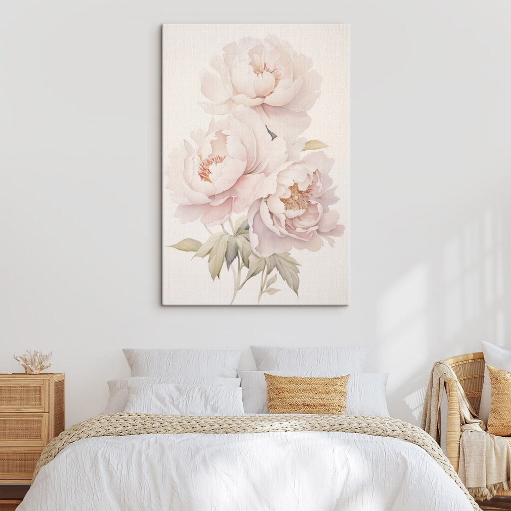 Peónias rosa-pálido — interior 1