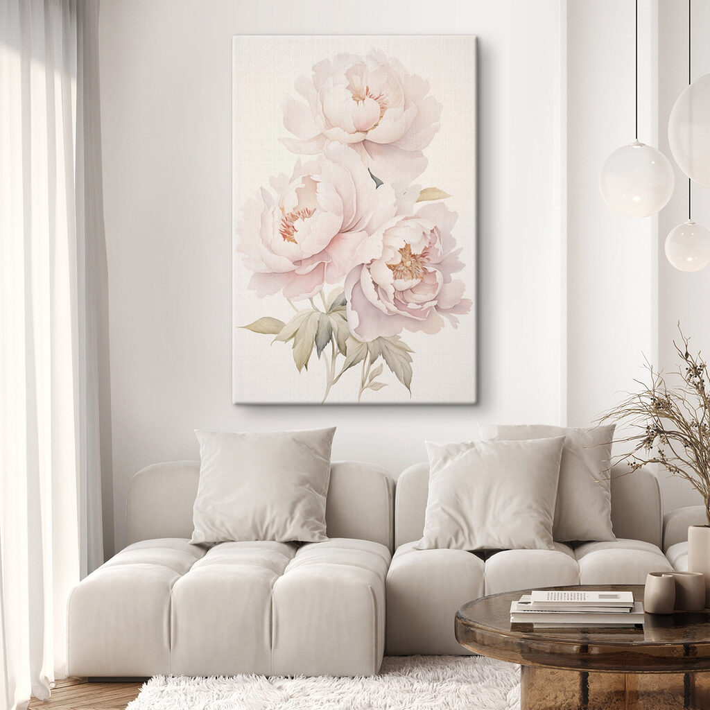 Peónias rosa-pálido — interior 2