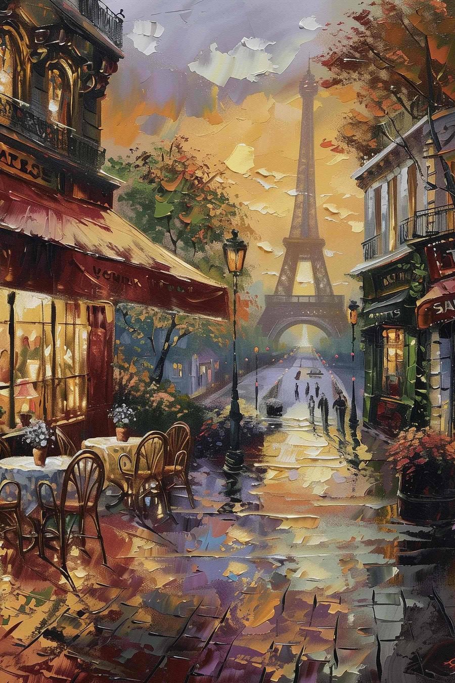 Rua em Paris — design completo