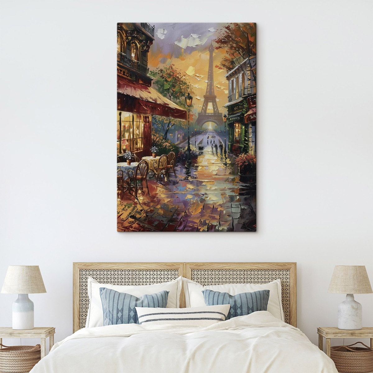 Rua em Paris num interior
