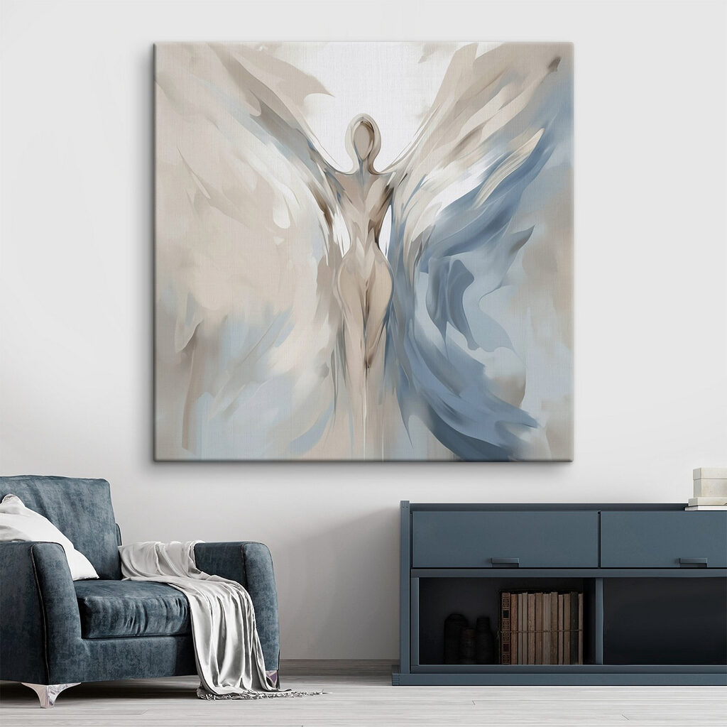 Figura longa em pinceladas — interior 2