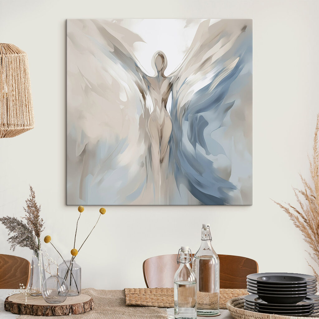 Figura longa em pinceladas — interior 1