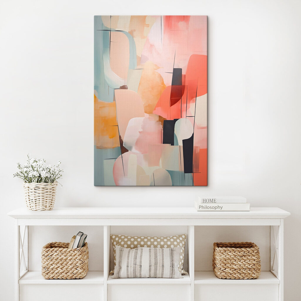Formas coral e curvas — interior 2