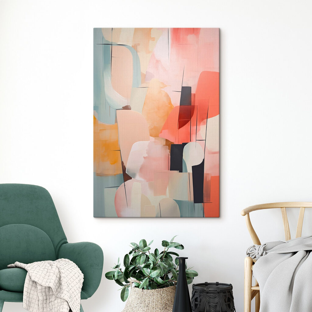 Formas coral e curvas — interior 3