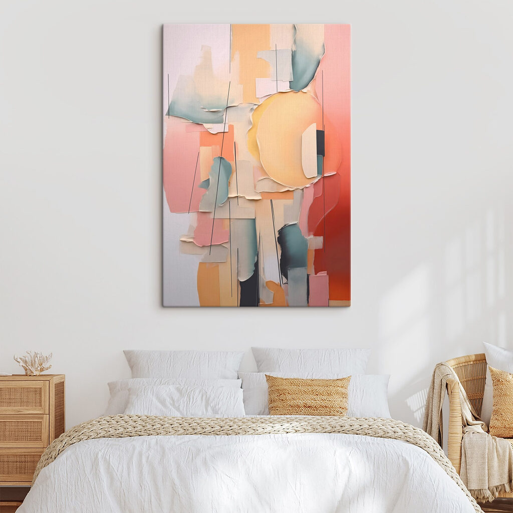 Arco pêssego em pastel — interior 1