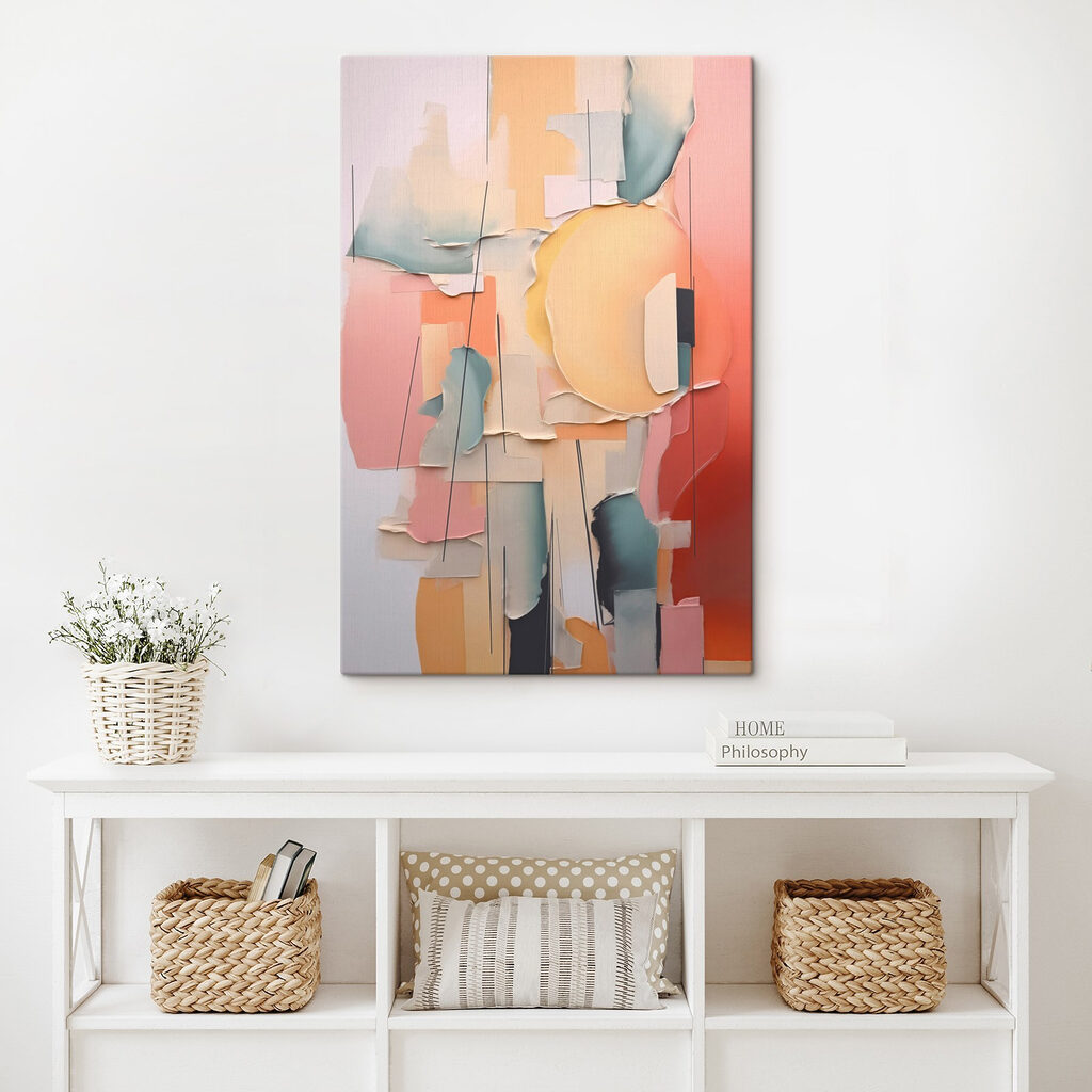 Arco pêssego em pastel — interior 2