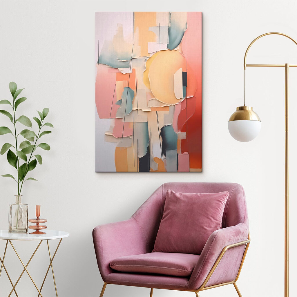 Arco pêssego em pastel — interior 3