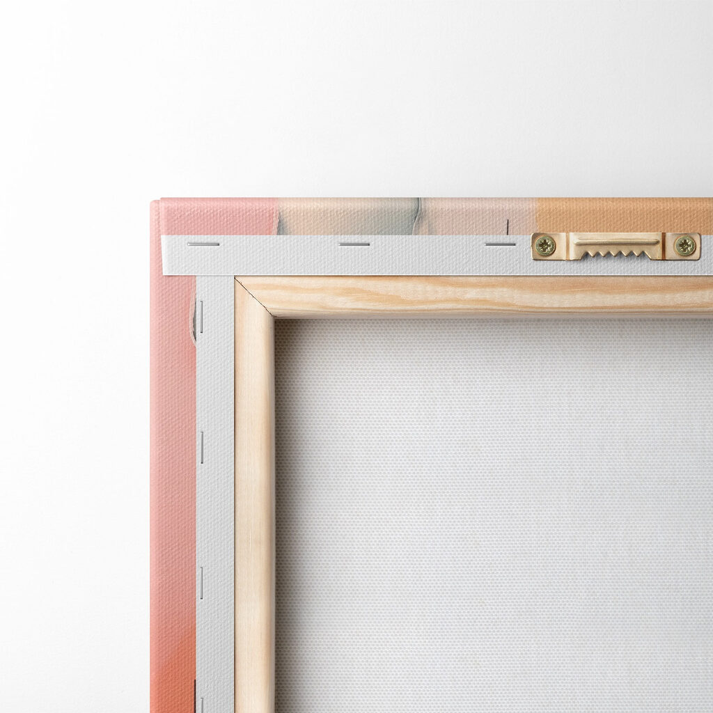 Arco pêssego em pastel — verso