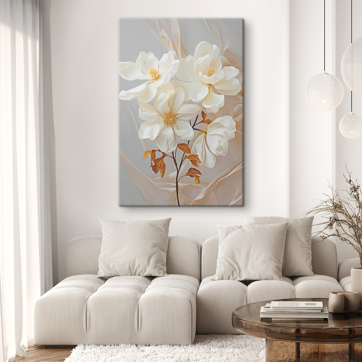 Flores abstratas delicadas — interior 2