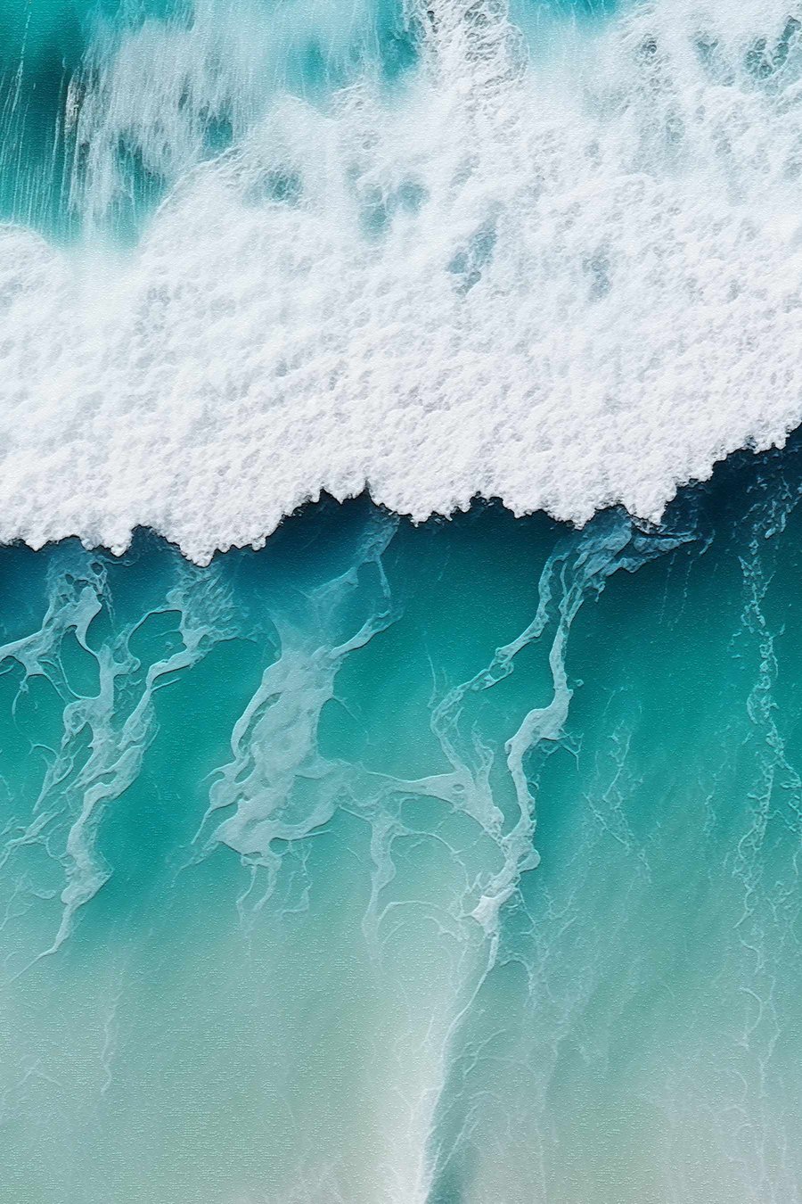 Onda do oceano — design completo