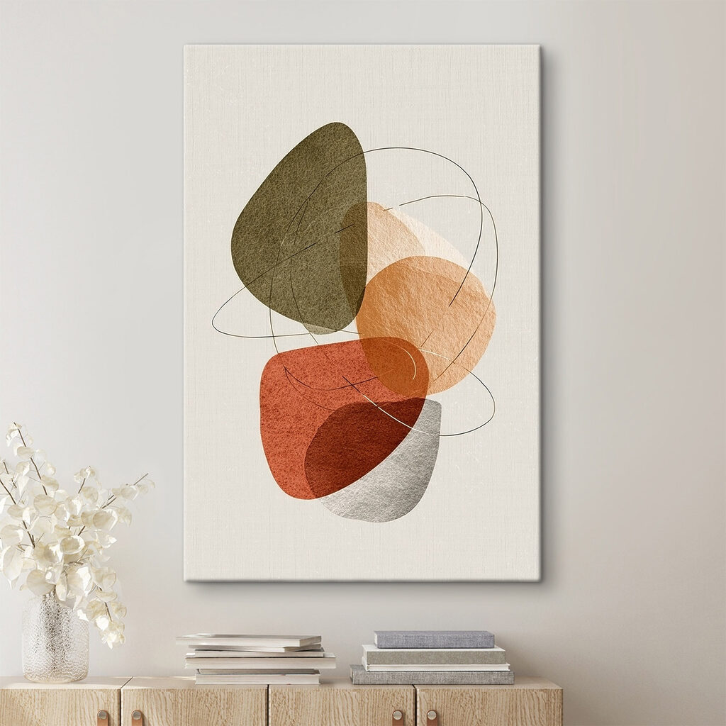 Quatro formas com círculos — interior 1