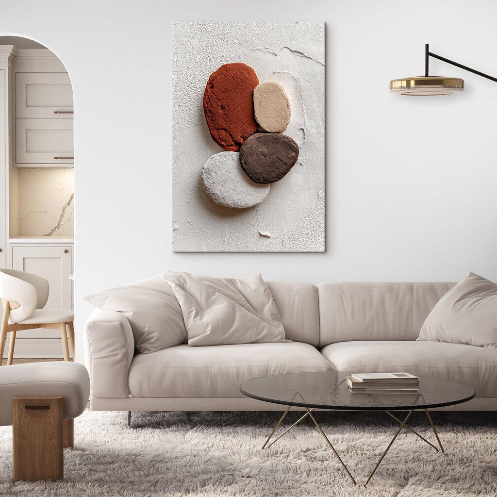 Formas ovais em branco — interior 2