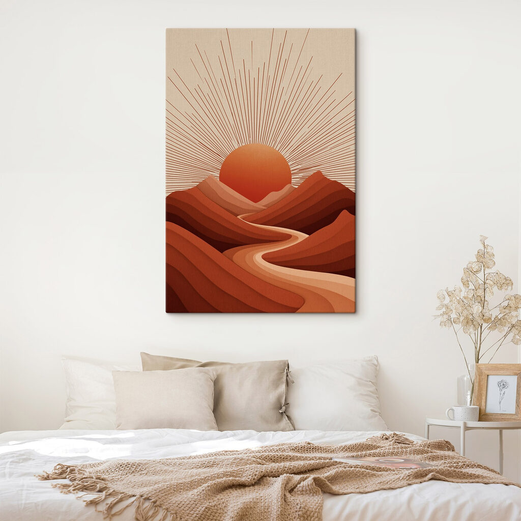 Sol sobre montanhas vermelhas — interior 2