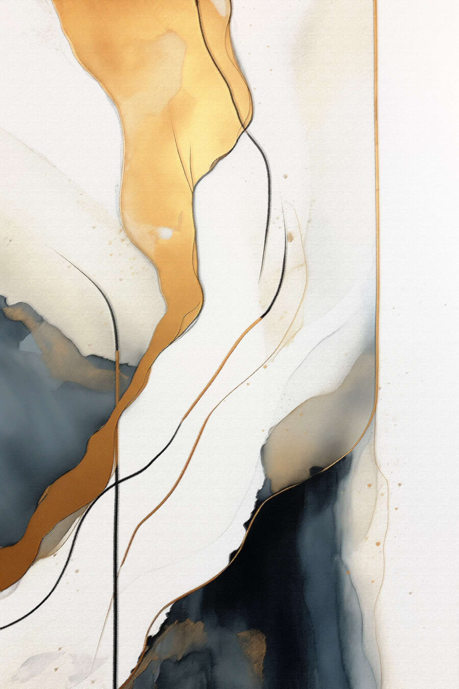 Ocre junto ao azul-noite — design completo