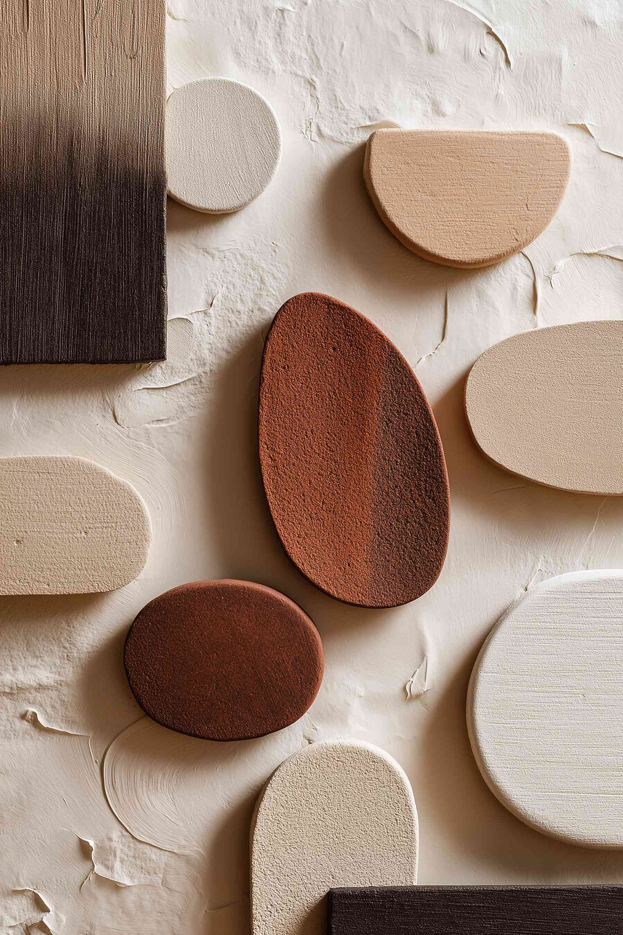 Formas terrosas juntas — design completo