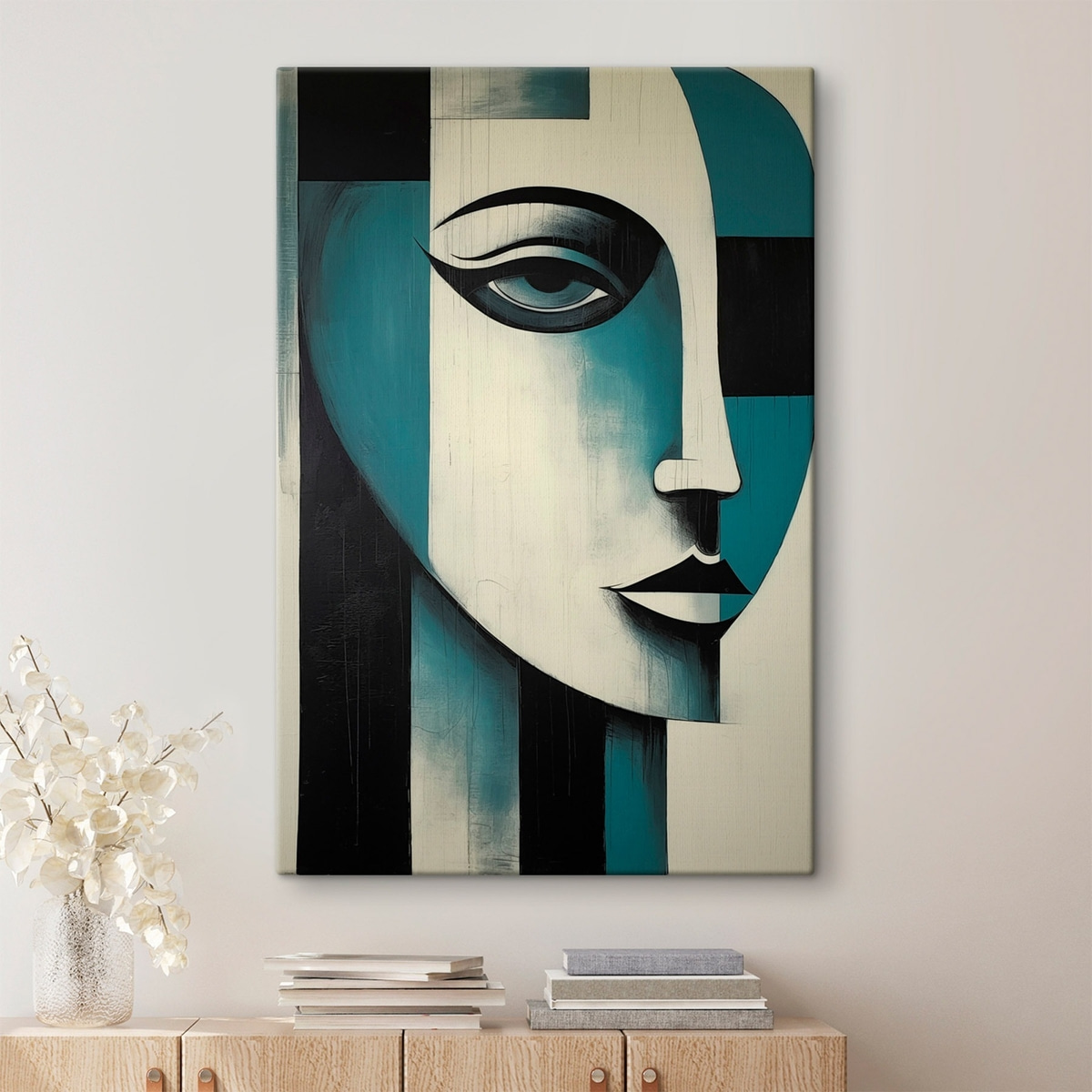 Retrato abstrato de mulher — interior 1