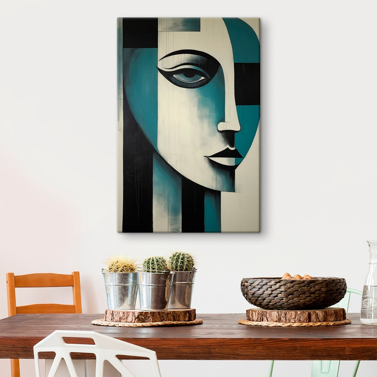 Retrato abstrato de mulher — interior 2