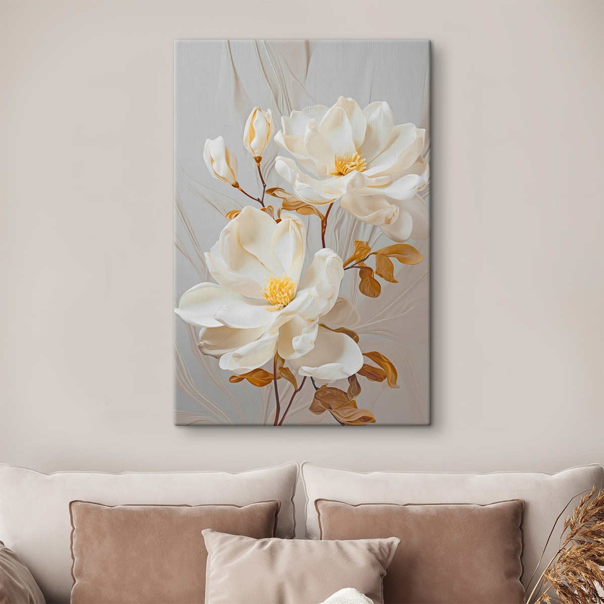 Flores abstratas, toque sensível — interior 2