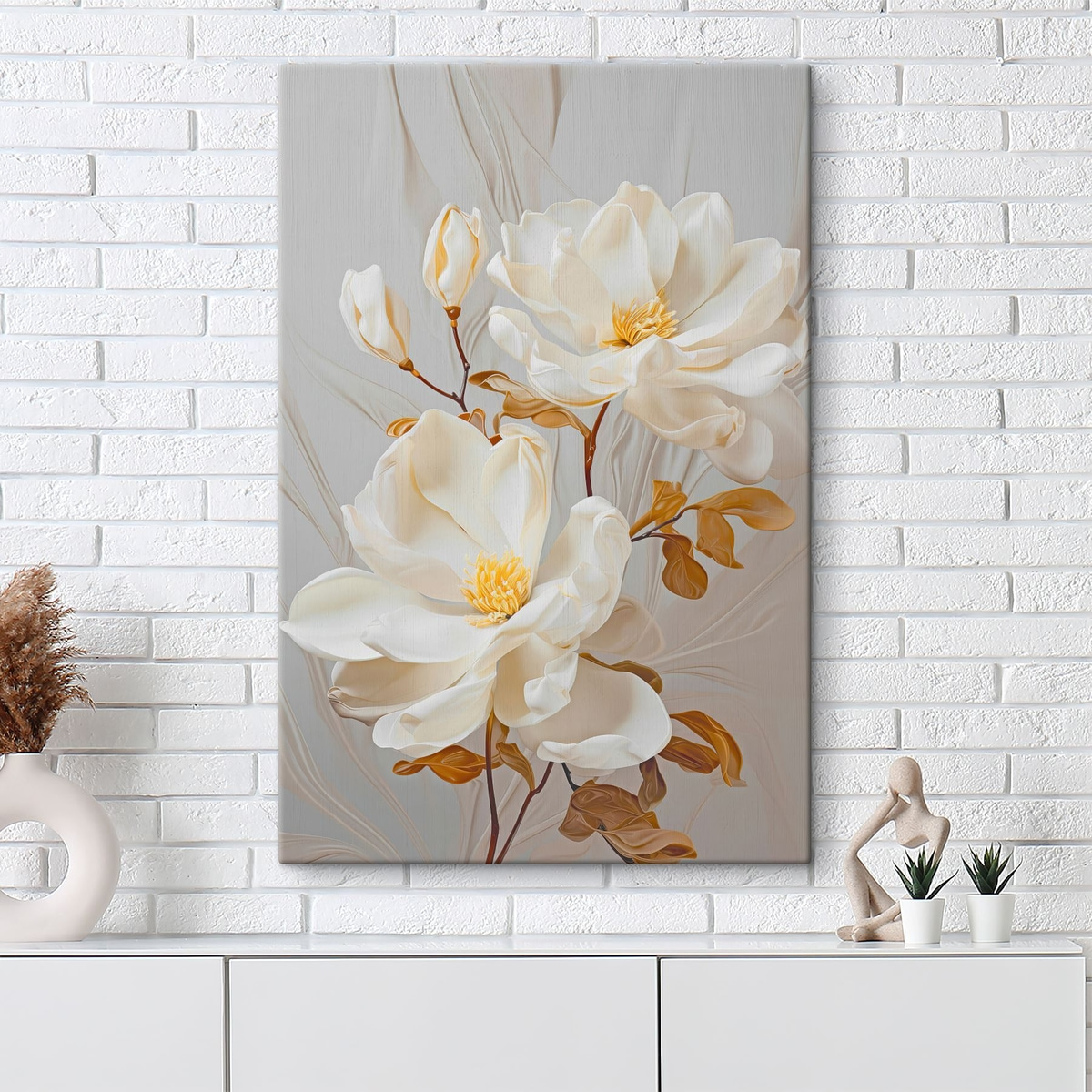Flores abstratas, toque sensível — interior 3