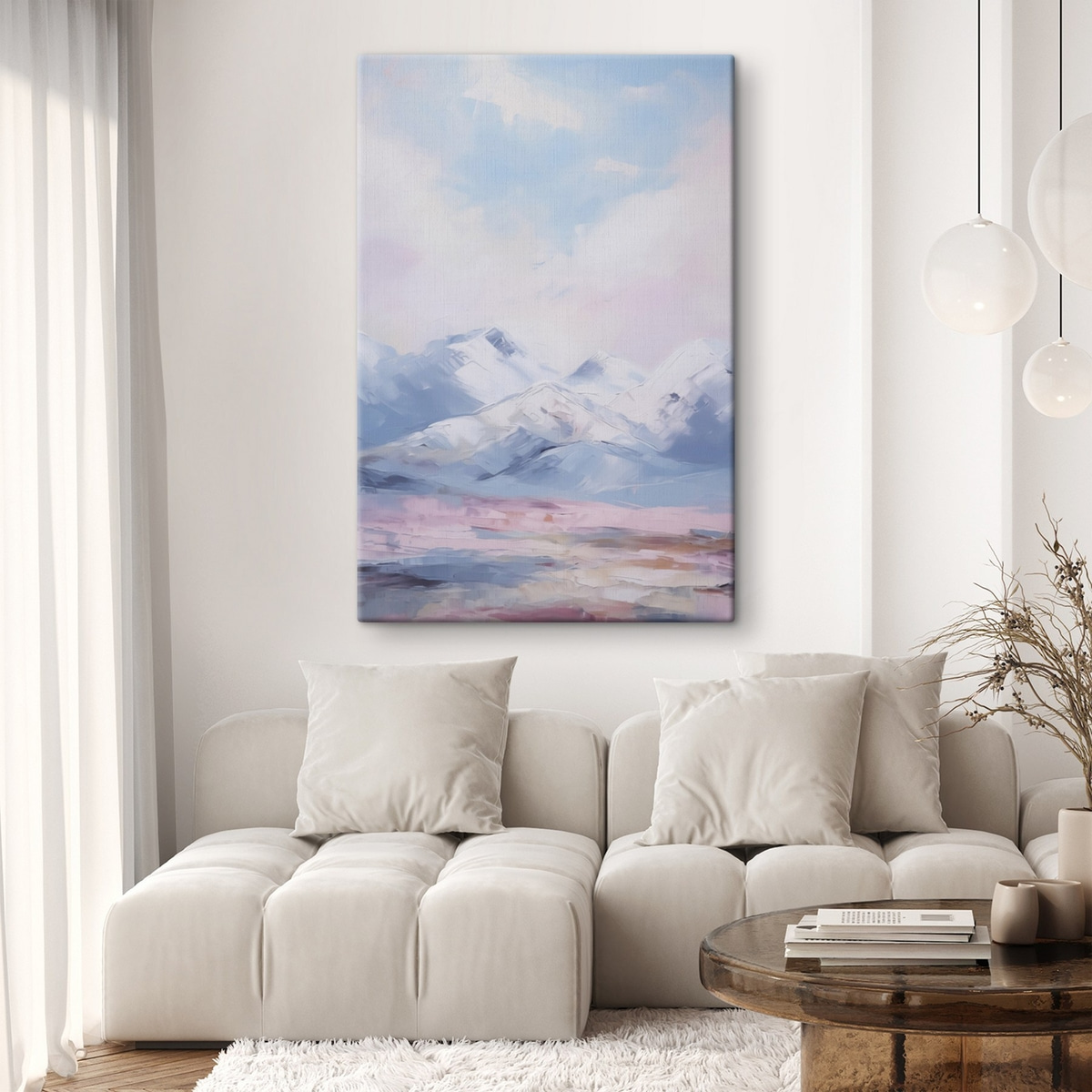 Montanhas em pintura — interior 1