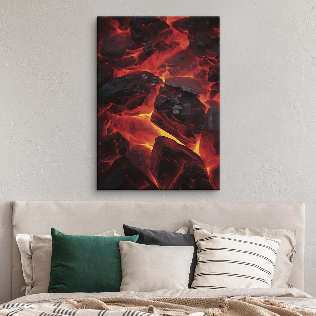 Pedras incandescentes com lava — interior 2
