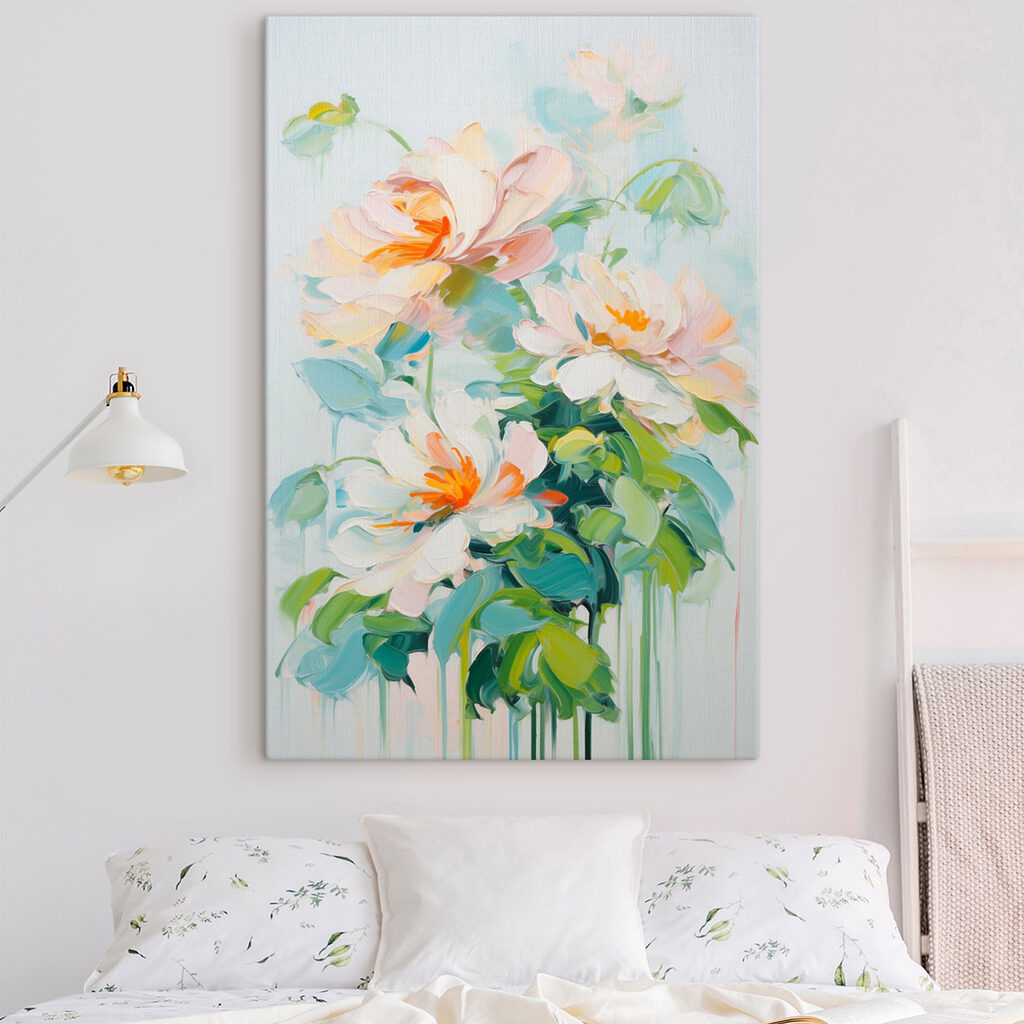 Nenúfares entre folhas frescas — interior 1