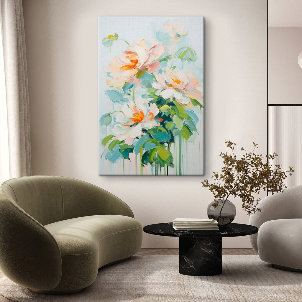 Nenúfares entre folhas frescas — interior 2