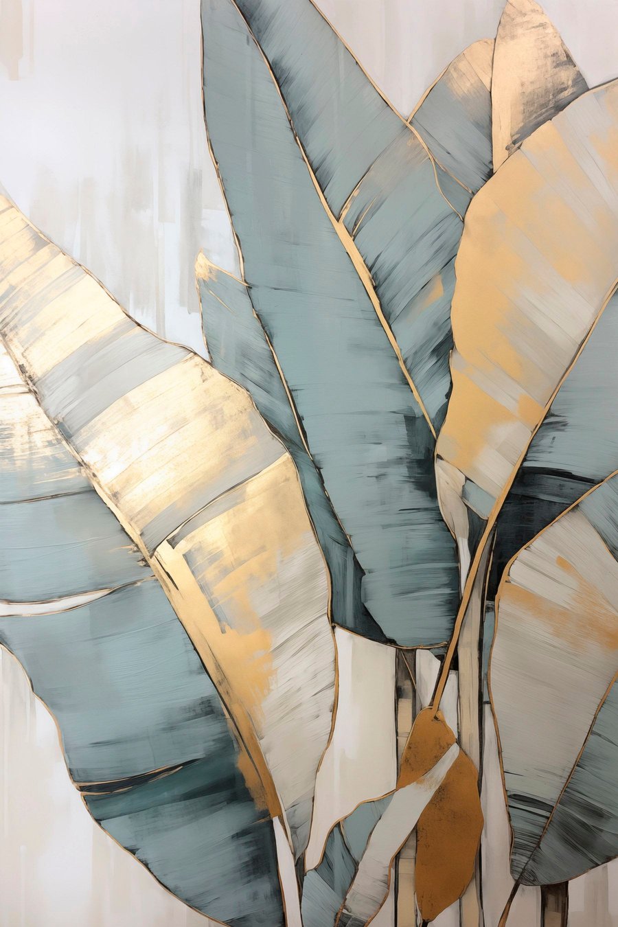 Bananeira sobre branco — design completo