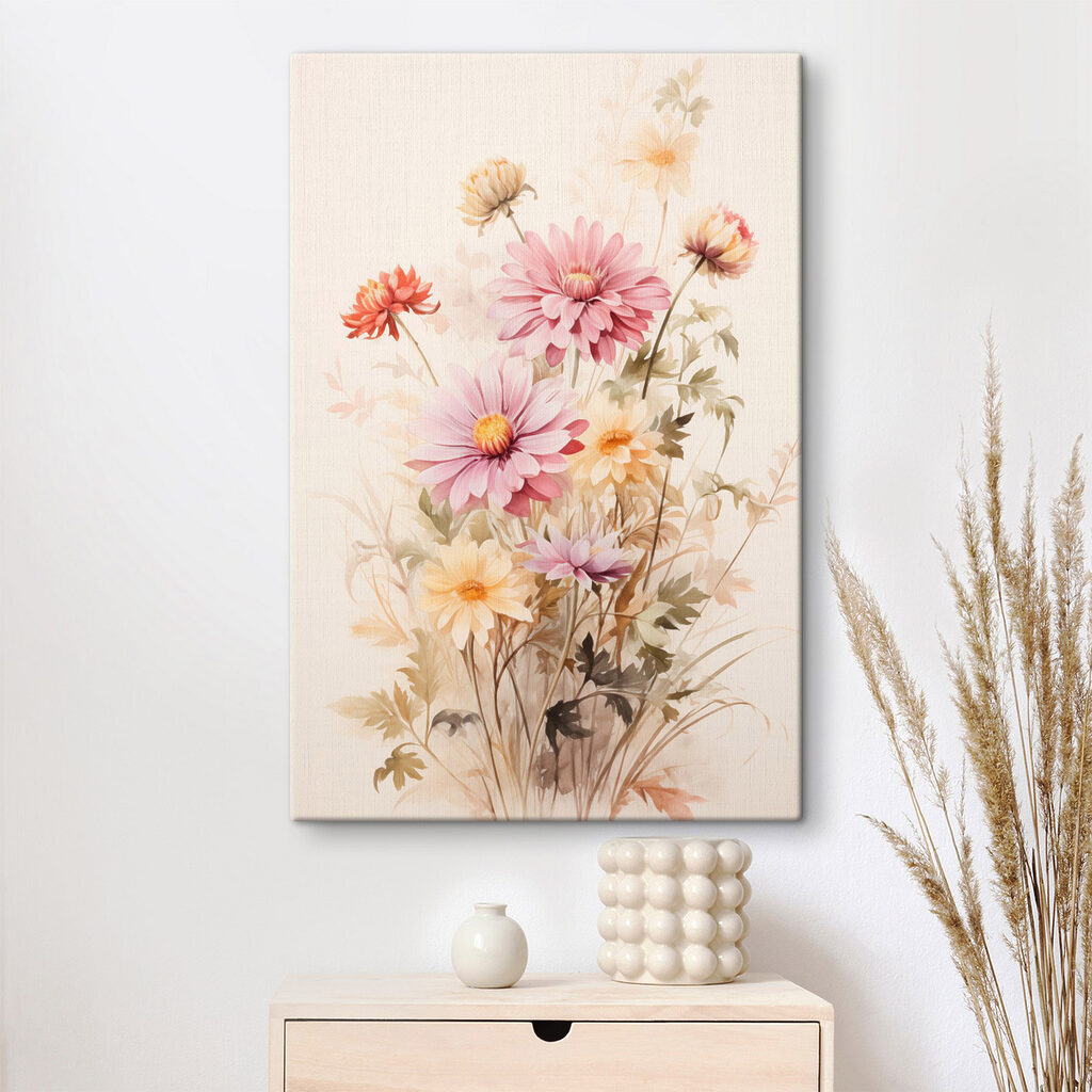 Flores silvestres rosa — interior 1