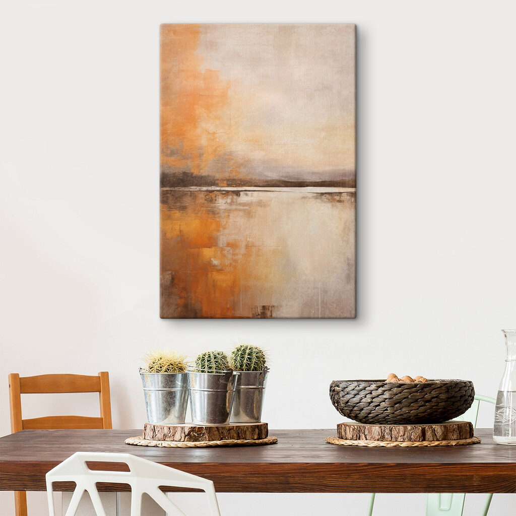 Luz ocre sobre horizonte — interior 1