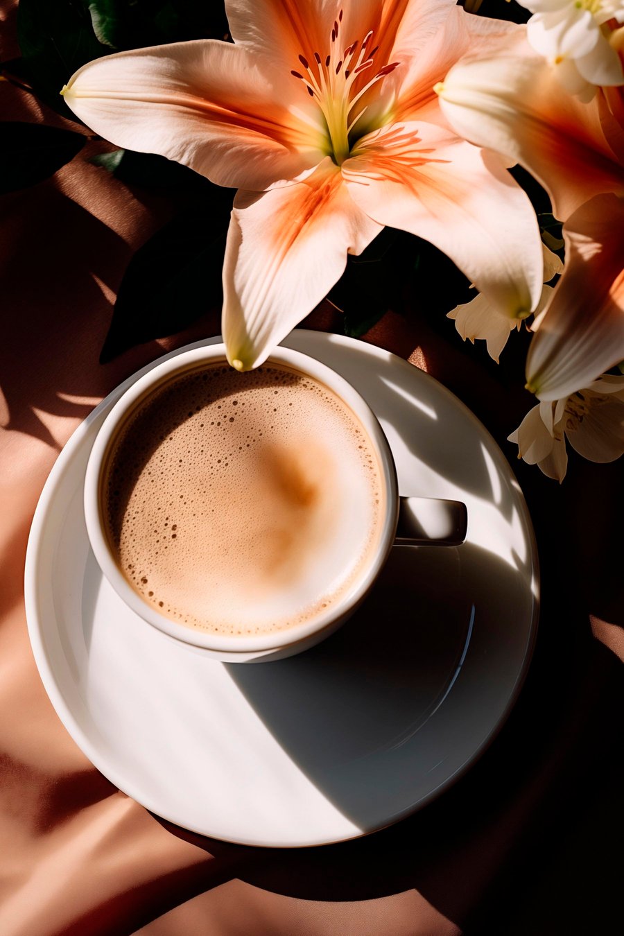 Café com espuma — design completo