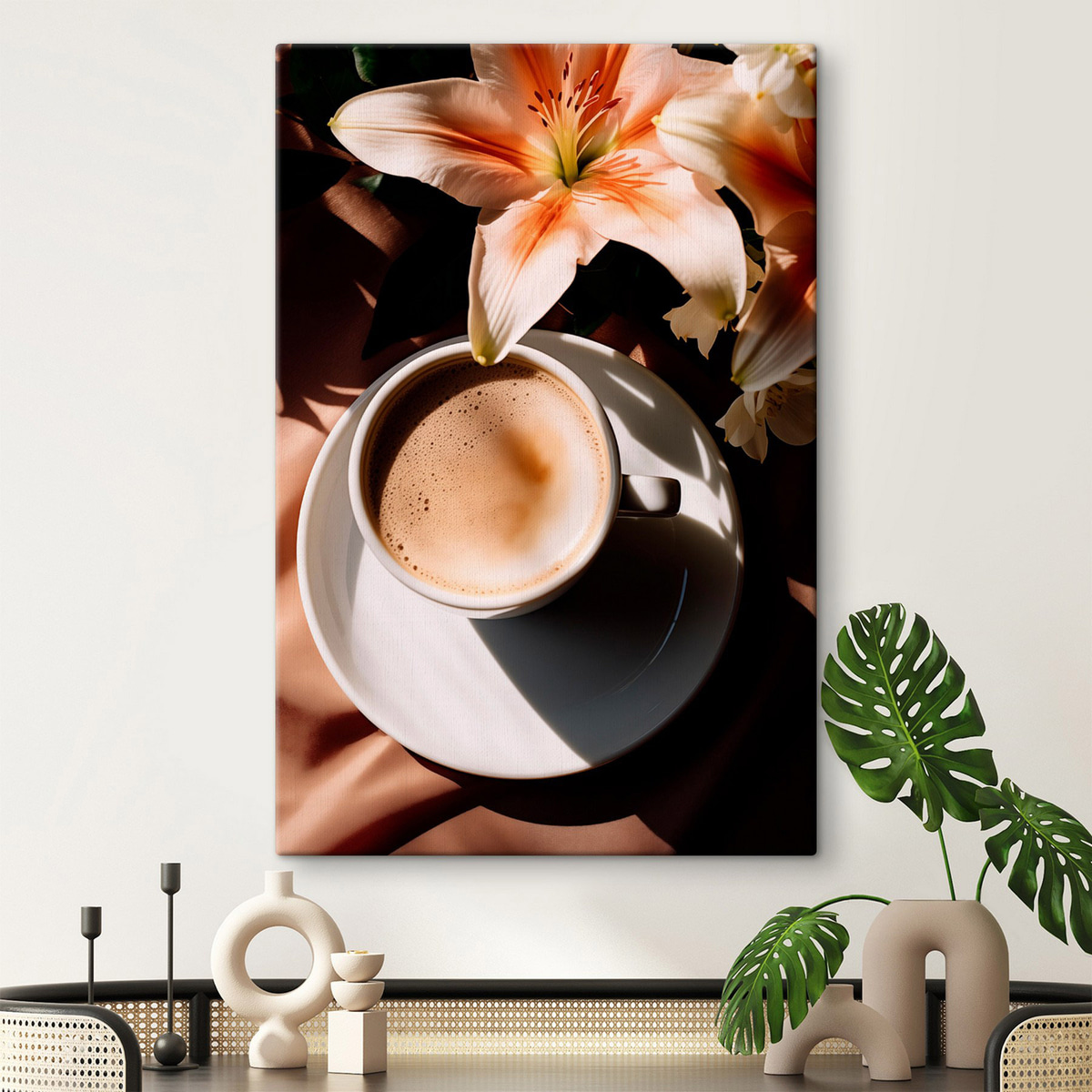 Café com espuma — interior 1