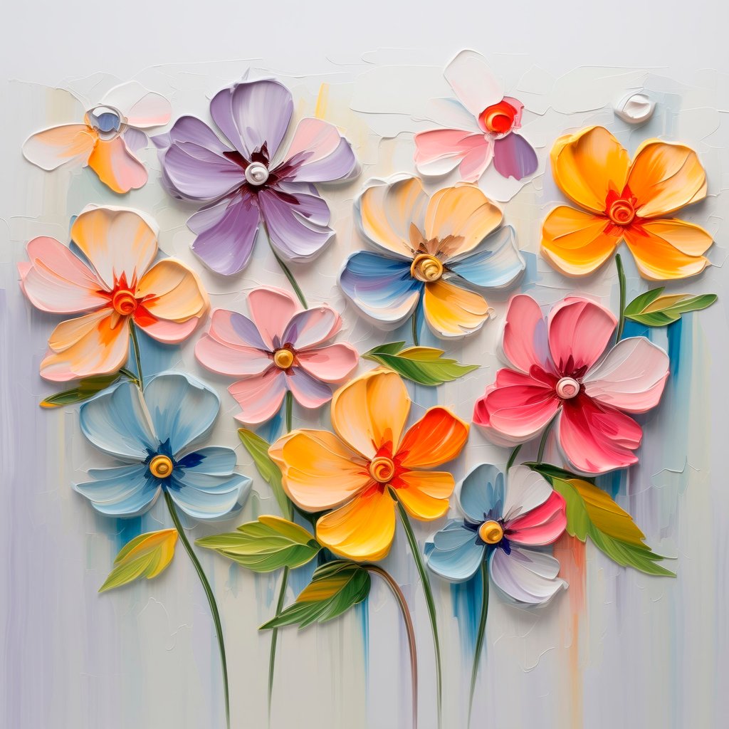 Natureza-morta de flores — design completo