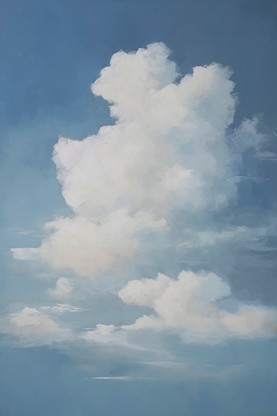 Nuvens no céu — design completo