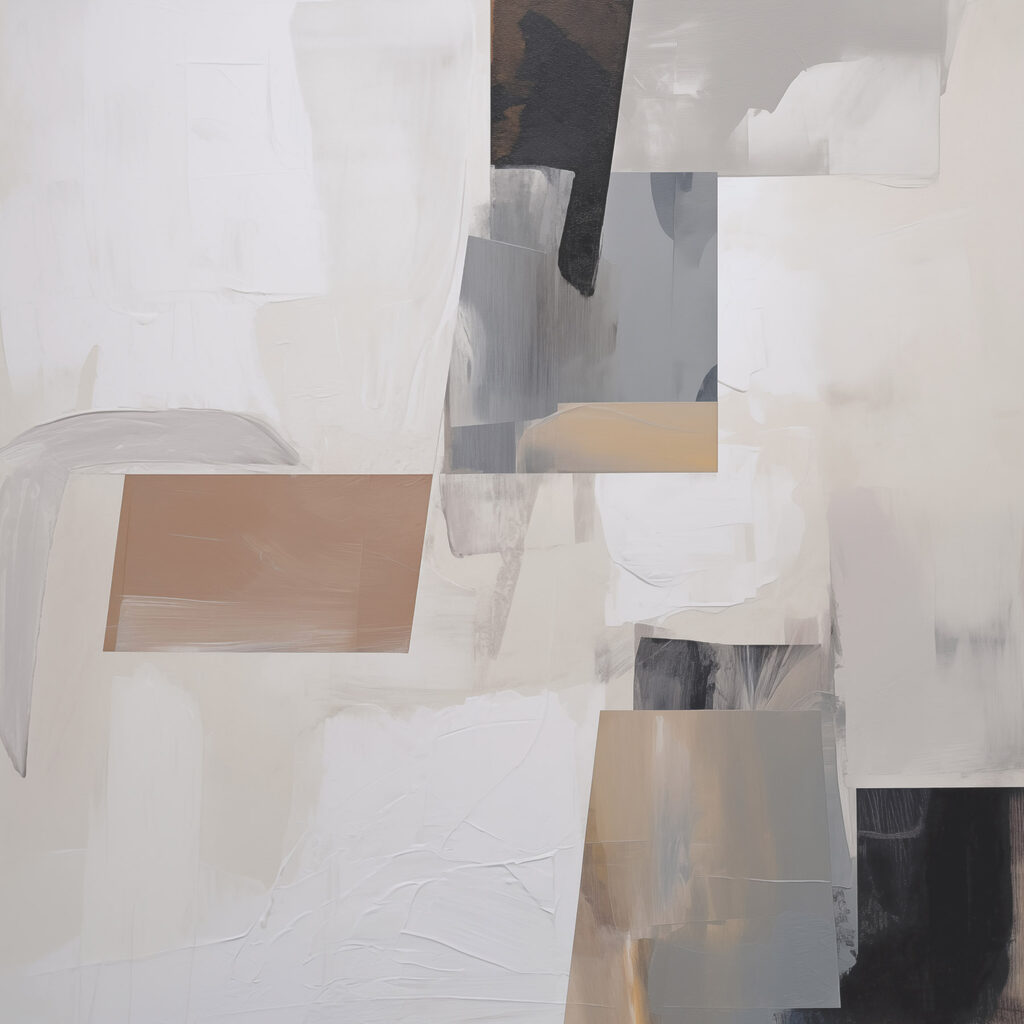Blocos verticais em cinzento — design completo