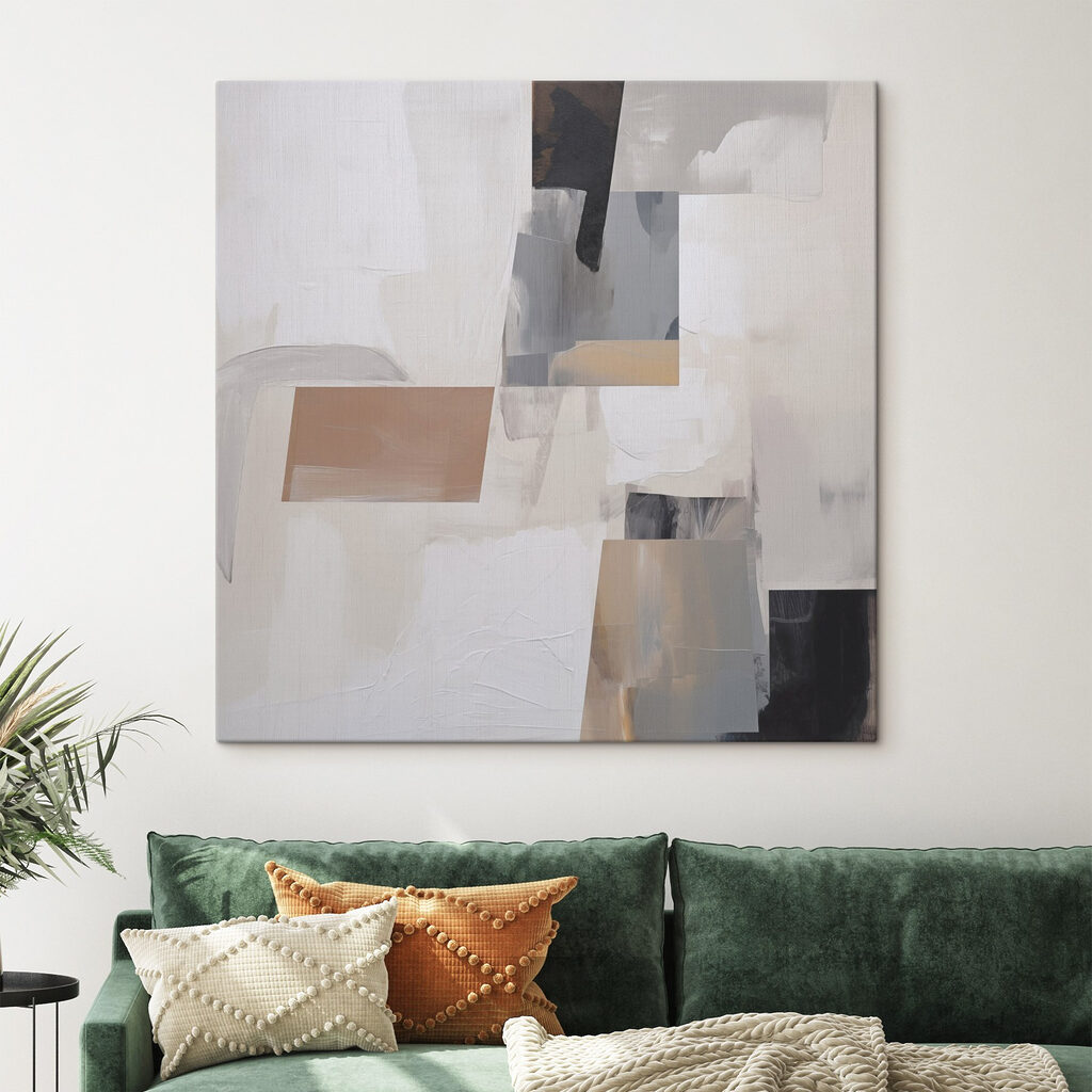 Blocos verticais em cinzento — interior 2